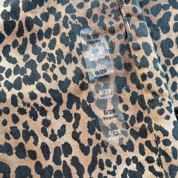 NWT GAP Cheetah Print High Rise Wide Leg - Brown and Black Pants(Size 8/29 R) - Picture 4 of 8